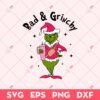 Bad Grinchy Christmas SVG, Grinch Santa SVG, Merry Grinchmas SVG