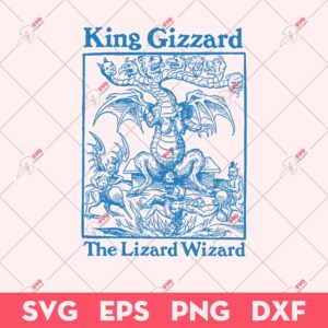 King Gizzard And The Lizard Wizard SVG, King Gizzard SVG, Lizard Wizard SVG
