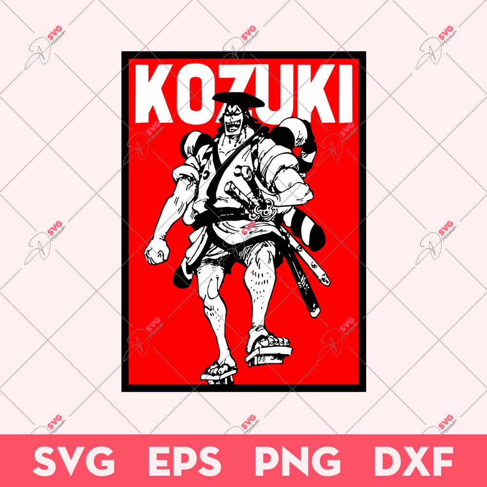 Oden Kozuki SVG, One Piece SVG, One Piece Anime SVG
