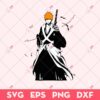 Kurosaki Ichigo SVG, Bleach Manga SVG, Anime SVG