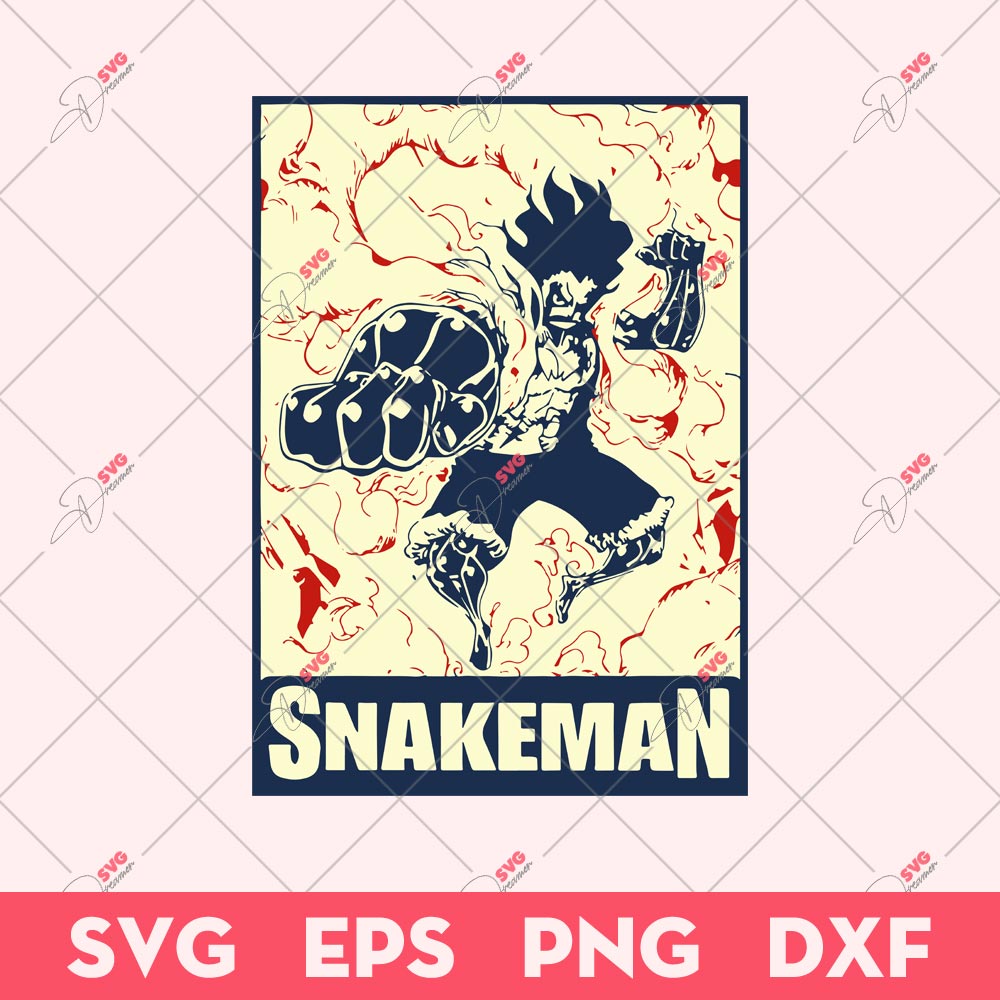 Luffy Snakeman SVG, One Piece SVG, Anime SVG