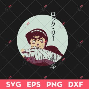 Rock Lee SVG, Drunken Fist SVG, Anime SVG
