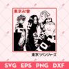 Tokyo Manji Gang SVG, Toman Anime SVG, Tokyo Revengers SVG