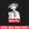 Waifu Toga SVG, Toga Himiko SVG, My Hero Academia SVG