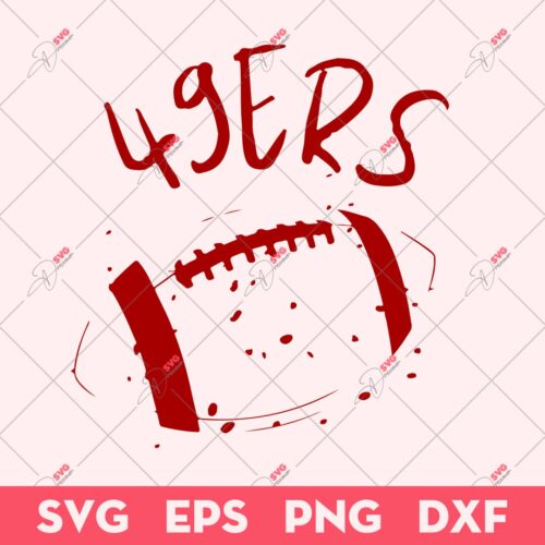 49ers SVG, 49ers Football Club SVG, San Francisco 49ers Football Team SVG