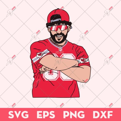 Bad Bunny Kansas City Chiefs SVG, Kansas City Chiefs SVG, Kansas City Football Club SVG