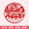 Chinese Zodiac Dragon SVG, Year Of The Dragon SVG, Komodo Dragon SVG