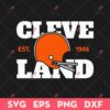 Cleveland Football EST 1946 SVG, Cleveland Browns SVG, Football SVG