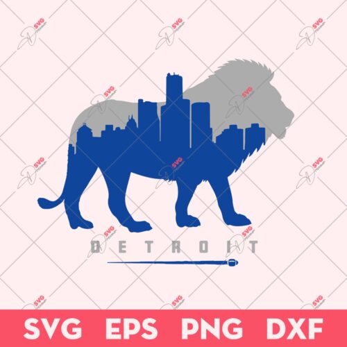 Detroit Lions Football SVG, Detroit Lions City SVG, Detroit Lions Super Bowl SVG