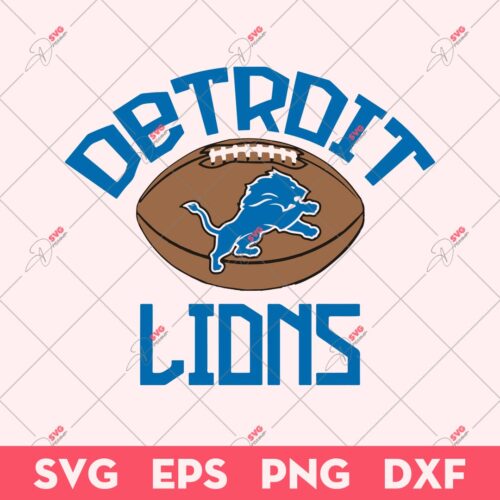 Detroit Lions Football SVG, Detroit Lions Logo SVG, Football Club SVG