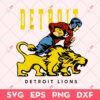 Detroit Lions SVG, Detroit Lions Yellow Retro Grunge SVG, Sport SVG