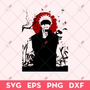Gojo Satoru SVG, Jujutsu Kaisen Anime SVG, Gojo Satoru Anime SVG