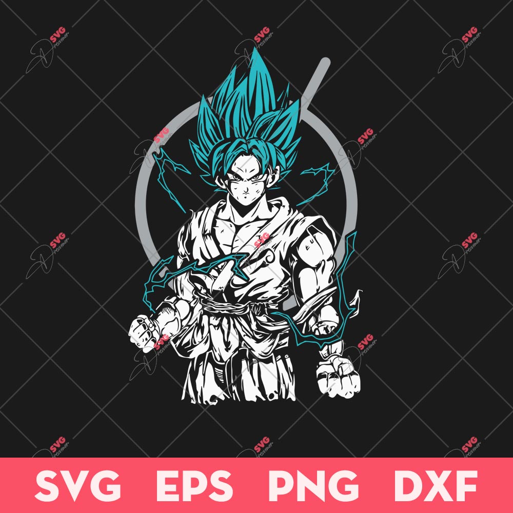 Goku Dragon Ball SVG, Goku SVG, Dragonball SVG