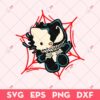 Hello Kitty X Venom SVG, Hello Kitty SVG, Venom SVG