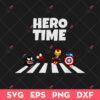 Hero Time Road SVG, Super Hero SVG, Marvel Hero SVG