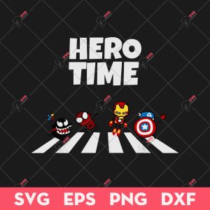 Hero Time Road SVG, Super Hero SVG, Marvel Hero SVG