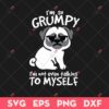 I'm So Grumpy I'm Not Even Talking To Myself SVG, Grumpy Dog SVG, Animals SVG