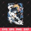 Inosuke Hashibira SVG, Kimetsu No Yaiba SVG, Anime SVG