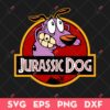 Jurassic Dog SVG, Funny Courage Dog SVG, Courage SVG
