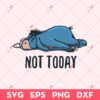 Lazy Donkey SVG, Not Today SVG, Funny Animals SVG