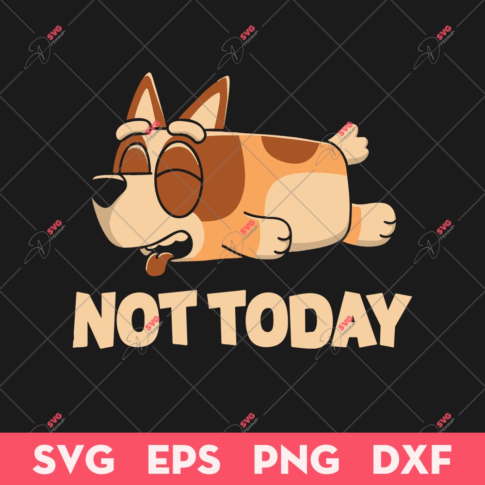 Lazy Heeler SVG, Lazy Bingo SVG, Bingo Not Today SVG