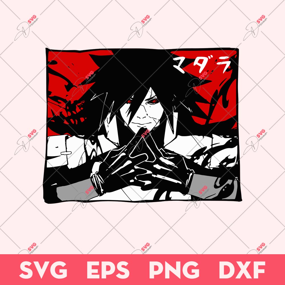 Madara Edo Tensei SVG, Naruto SVG, Manga Anime SVG