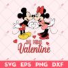 Mickey Minnie Be Mine Valentine SVG, Mickey And Minnie SVG, Disney Mouse Valentine SVG
