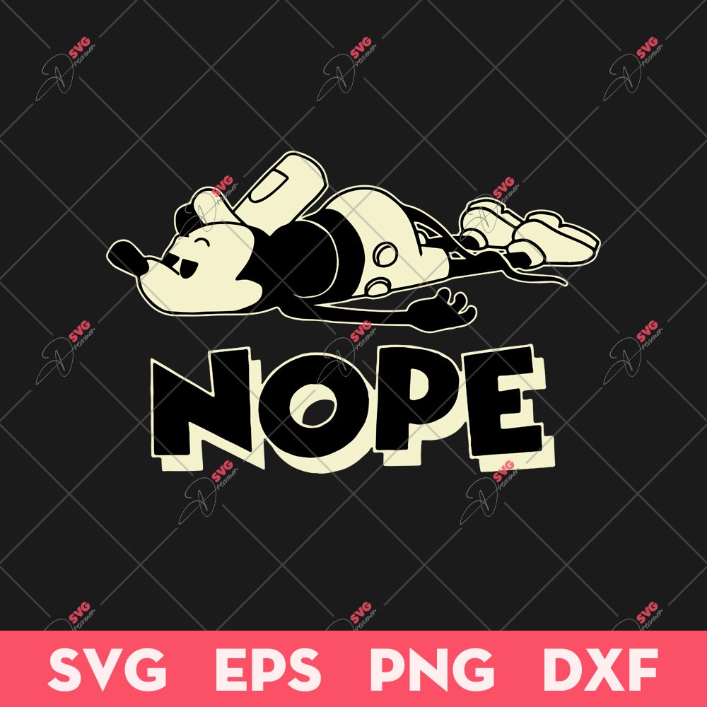Nope Mouse SVG, Disney SVG, Mickey Mouse SVG