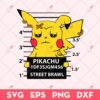 Pikachu Urban SVG, Pikachu SVG, Pokemon SVG