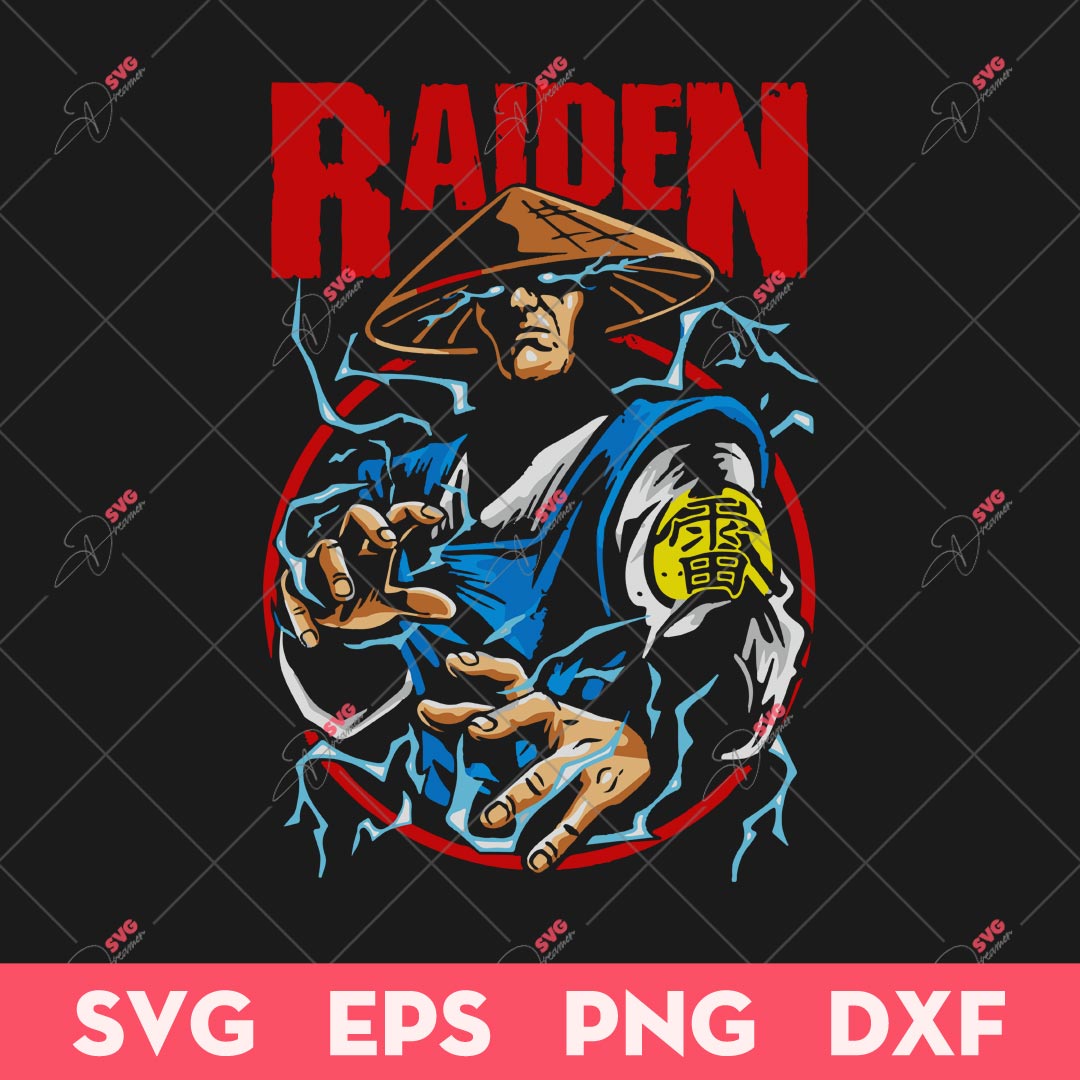 Raiden SVG, Display Of Shock SVG, Mortal Kombat SVG