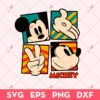 Retro Mickey Mouse SVG, Disney Mickey SVG, Disney Movie SVG
