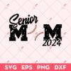 Senior Mom 2024 SVG, Baseball Mom SVG, Senior Baseball Mom SVG