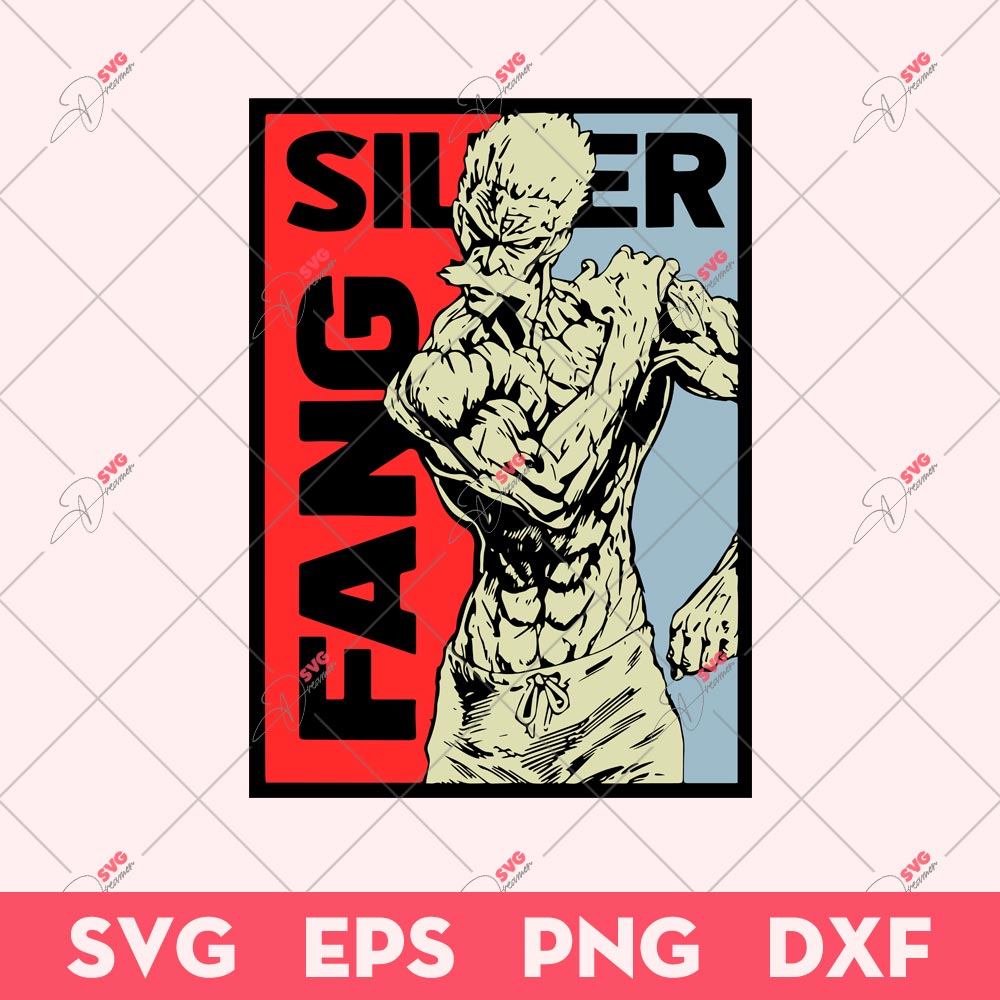 Silver Fang SVG, One-Punch Man SVG, Anime SVG