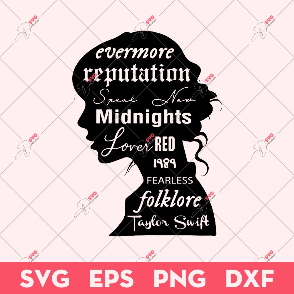 Taylor Swift SVG, Taylor Albums Swiftie 1989 SVG, Swiftie SVG