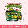 Teenage Mutant Ninja Turtles Car SVG, Ninja Turtles SVG, Anime SVG