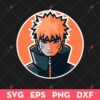 Uzumaki Nagato SVG, Pain Akatsuki Anime SVG, Naruto SVG