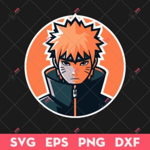 Uzumaki Nagato SVG, Pain Akatsuki Anime SVG, Naruto SVG
