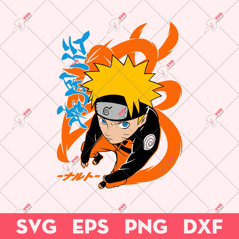 Uzumaki Naruto SVG, Naruto Manga SVG, Anime SVG