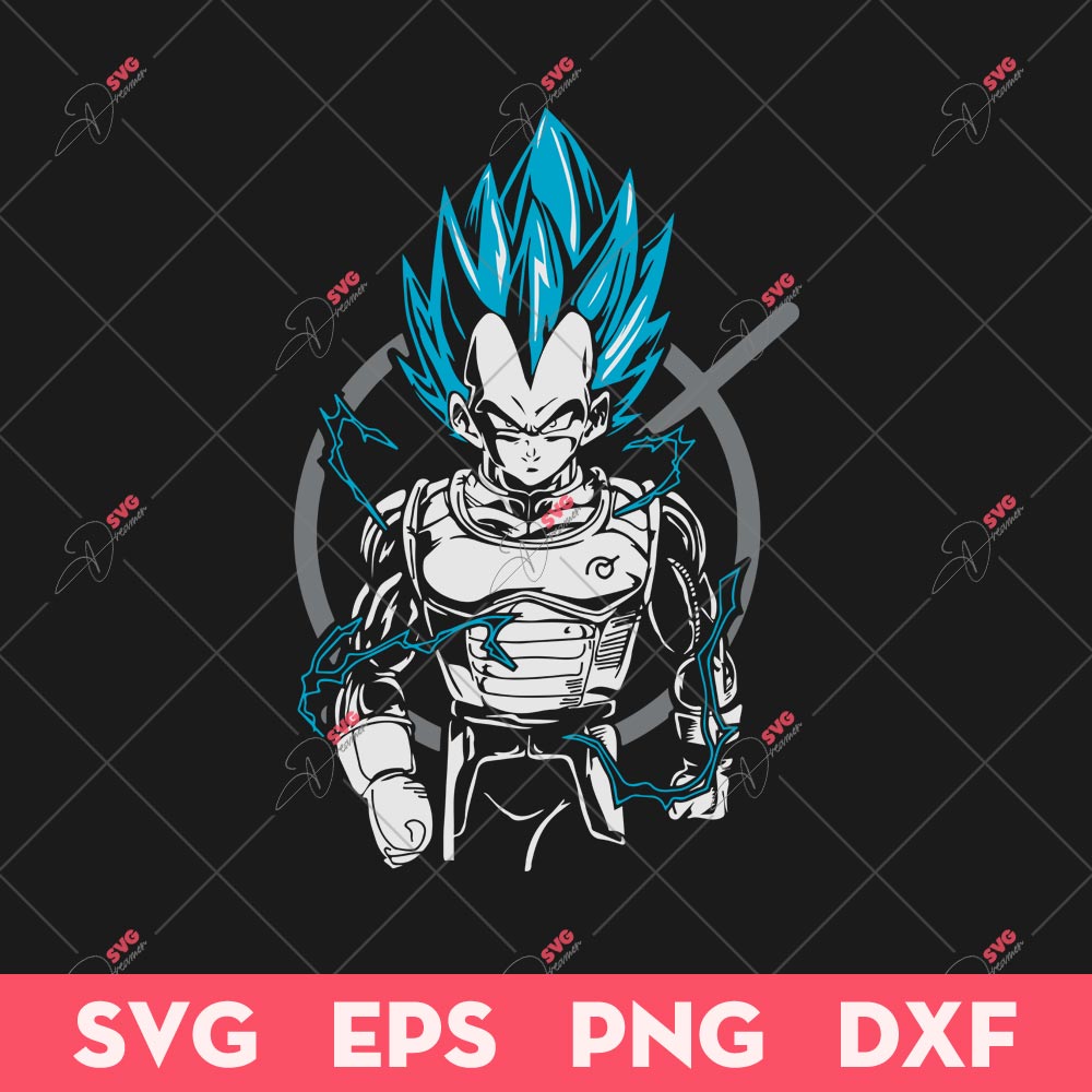 Vegeta Dragon Ball SVG, Dragon Ball SVG, Vegeta SVG