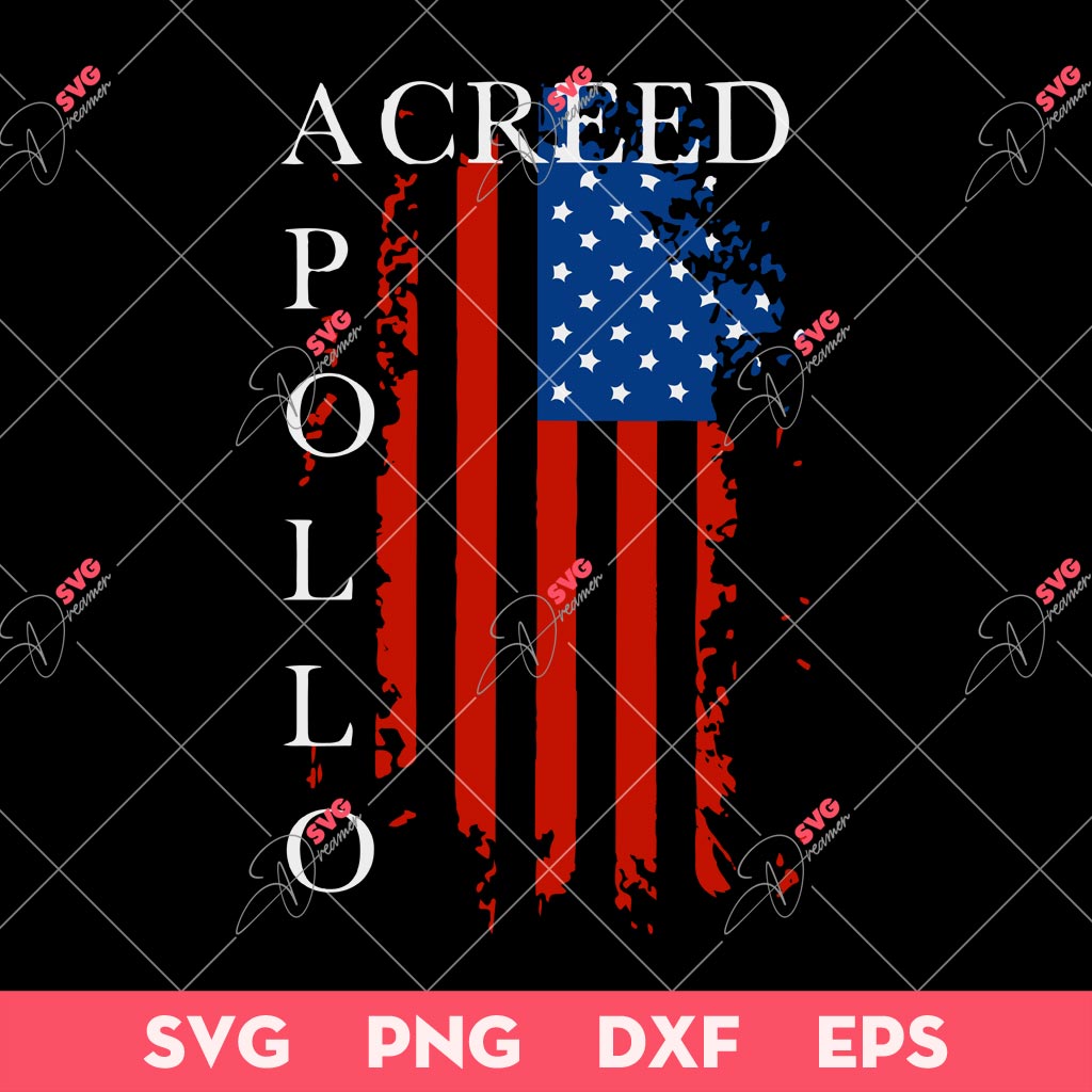 Apollo Creed SVG, Apollo Creed T-Shirt, Apollo Creed SVG PNG EPS DXF