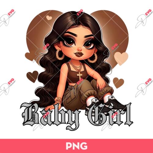 Baby Girl PNG, Chicano Girl PNG