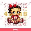 Betty B 49Ers NFL Football PNG, Cute Betty 49Ers Fans Sport PNG