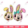 Bunny Mickey Minnie Easter SVG, Disney Easter SVG, Bunny Mickey Minnie Mouse SVG