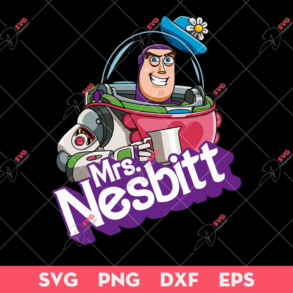 Buzz Lightyear Mrs Nesbitt SVG, Buzz Lightyear SVG, Mrs Nesbitt SVG