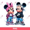 Chicano Cartoon Mickey Minnie Mouse PNG, Disney Mickey Minnie Nike Sport PNG, Mickey Minnie Nike PNG