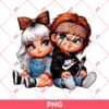 Chicano Chucky And Tiffany PNG, Chicano Horror Movie PNG, Chucky And Tiffany Nike PNG