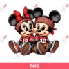 Chicano Mickey Minnie Mouse 49ers NFL Football PNG, Disney Mouse NFL Sport PNG, Mickey And Minnie 49ers PNG