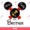 Disney Cruise Brother 2024 PNG, Disney Mickey Mouse PNG, Mickey Mouse Brother 2024 PNG