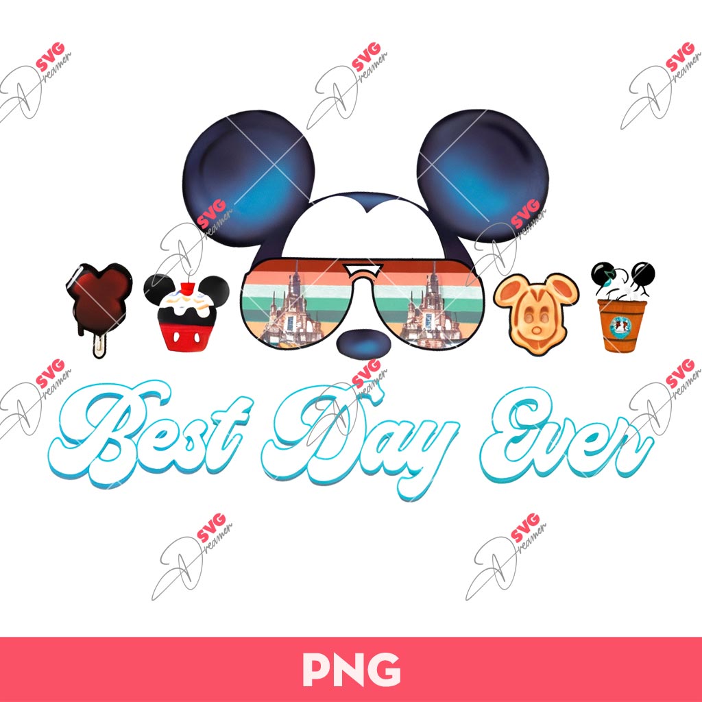 Disney Mickey Mouse Best Day Ever PNG, Best Day Ever PNG, Disney Mickey Mouse PNG