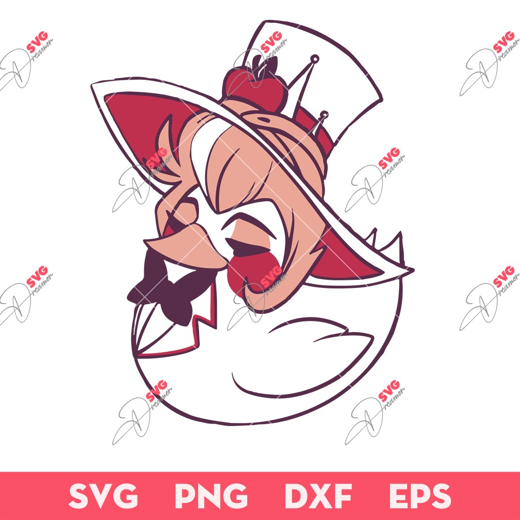 Hazbin Hotel SVG, Lucifer Duck Hazbin Hotel SVG, Lucifer Duck SVG